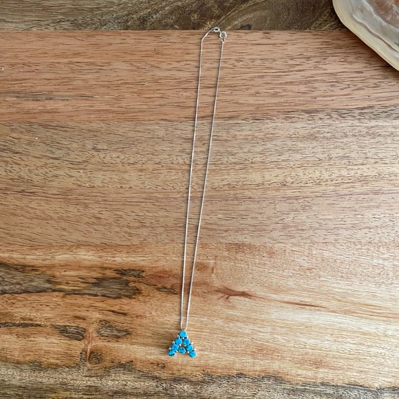 Turquoise Tuesday Porter Initial A Necklace - Picture 3 of 3